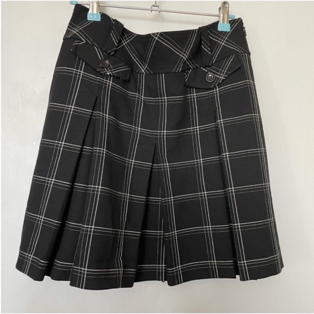 Loft Plaid Skirt With Stretch Size 8 Petite Fits Size 6